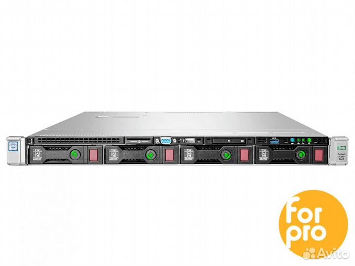 Сервер HP DL360 Gen9 4LFF P440 2xE5-2620v3 80GB