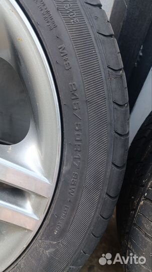 Литые диски r17 5x114 3 с резиной