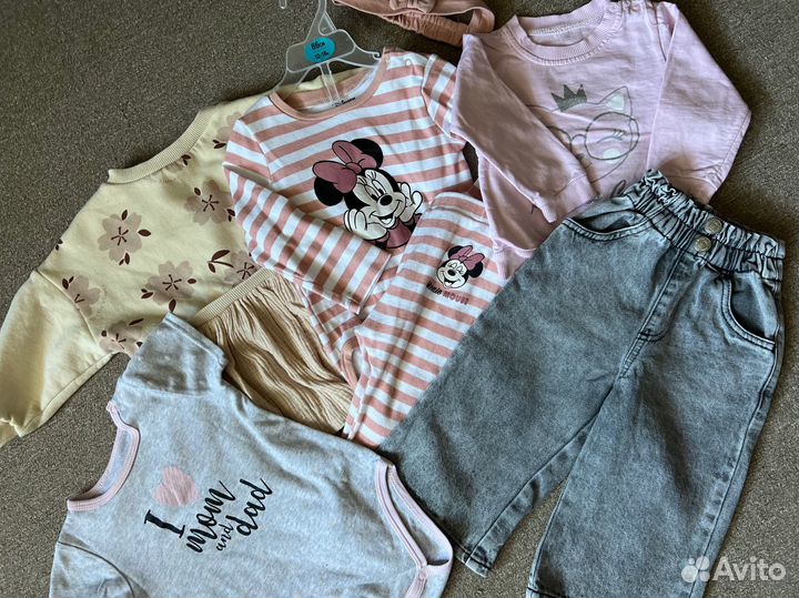 Пакет вещей для девочки 80