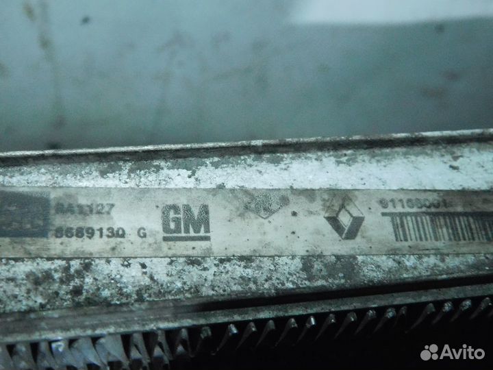 Радиатор системы охлаждения рено трафик 1,9