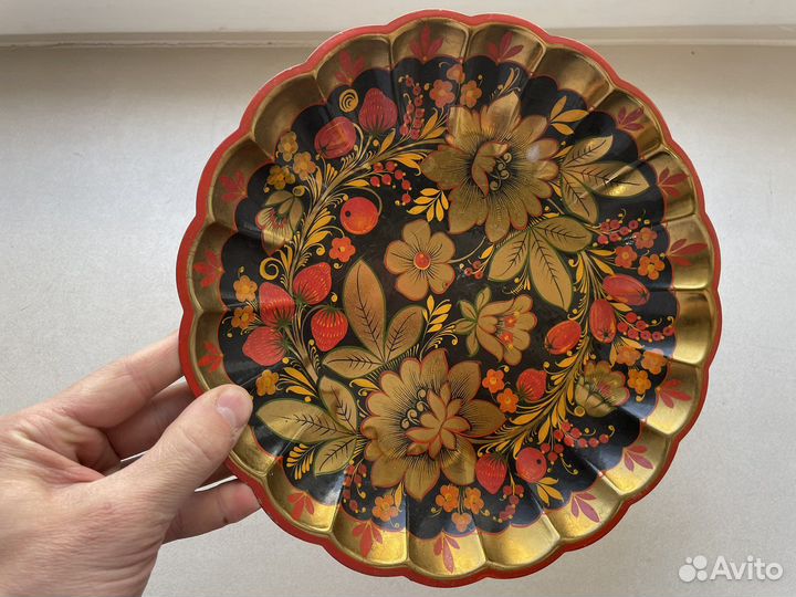 Ваза хохлома ретро