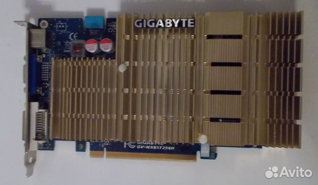 Видеокарта неисправная Gigabyte GV-NX85T256H