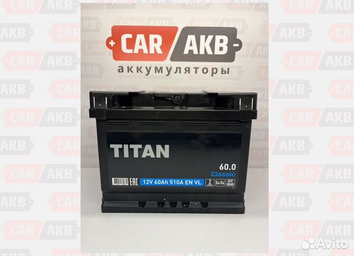 Аккумулятор Titan 60Ач