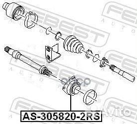 Подшипник опорный привода;ford focus CAK 1998-2