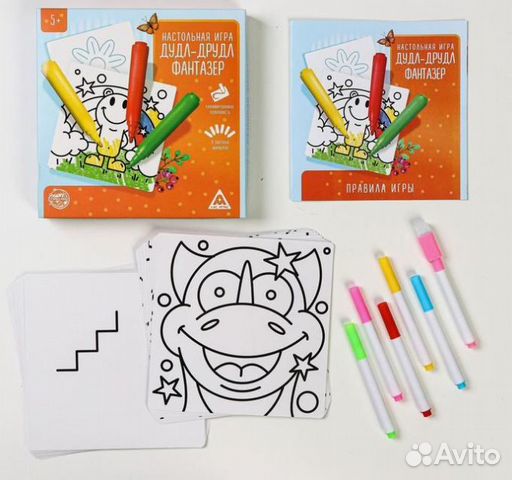 Настольная игра «Дудл-друдл. Фантазёр», 5+ (арт: 4