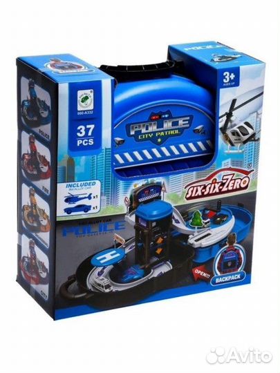 Игровой набор в рюкзаке Полицейский участок