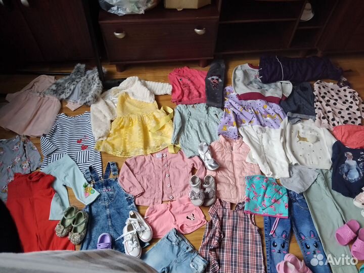 Пакет брендовых вещей на весна-лето 86-98см