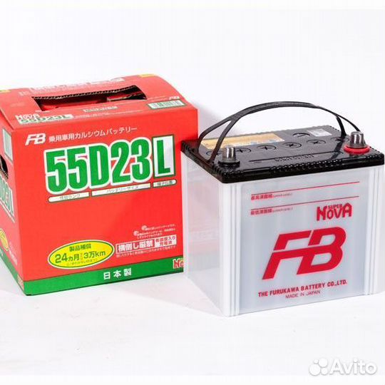 Аккумулятор автомобильный FB Super Nova 55D23L, 60