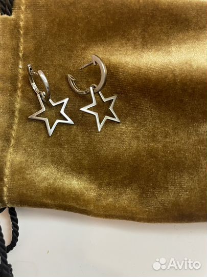 Серьги серебро