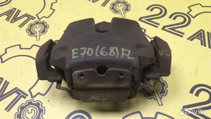 Суппорт передний левый Bmw X5 E70 N52B30 2007Г