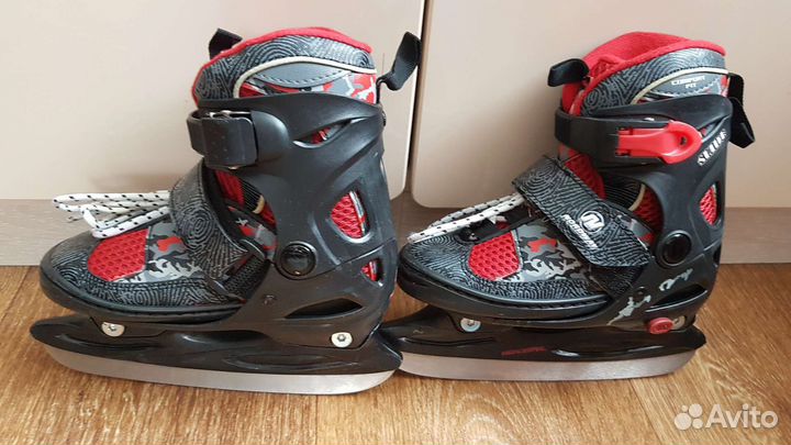 Коньки детские раздвижные 27-30