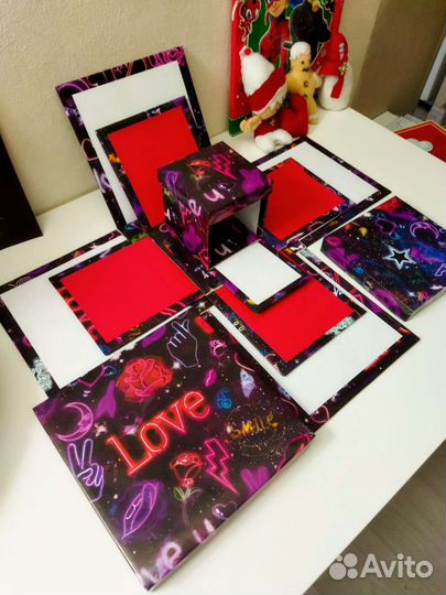 Коробка раскладушка сюрприз