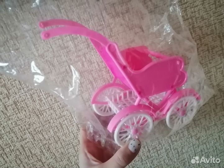 Коляска для кукол детская игрушечная