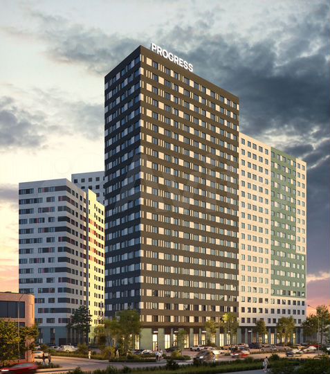 1-к. квартира, 32,2 м², 14/22 эт.