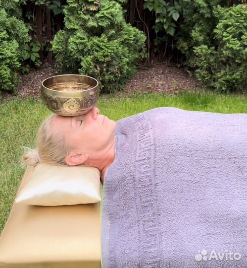 Вибрационный Массаж Чашами с огнем