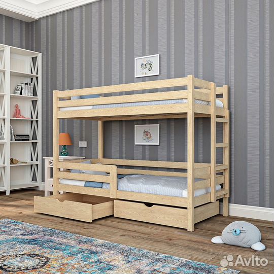 Двухъярусная кровать с гарантией