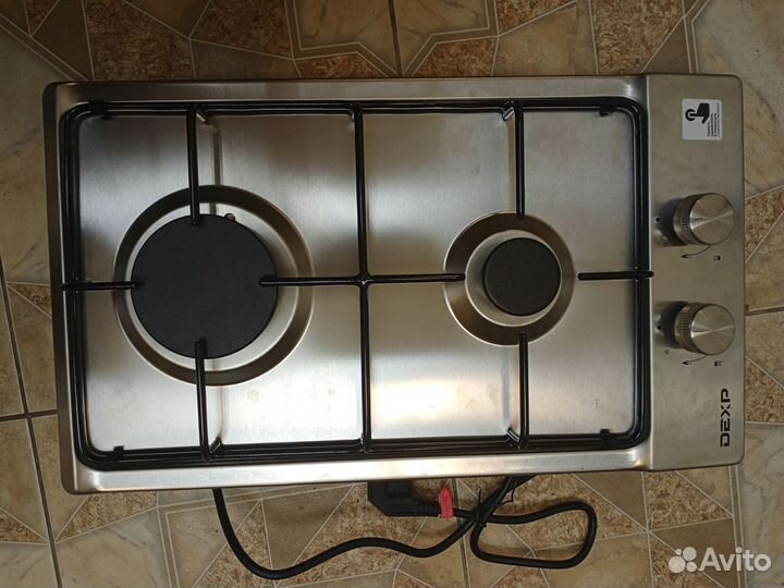 Двухконфорочная газовая плита Dexp