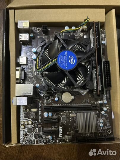 Материнская плата, оперативная память и бп