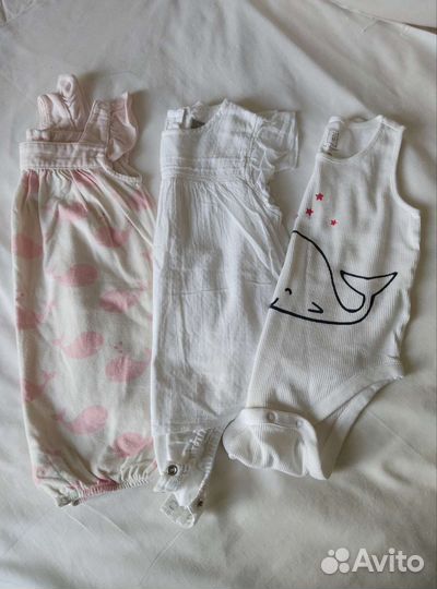 Детские вещи комплектом на девочку 12-18 месяцев