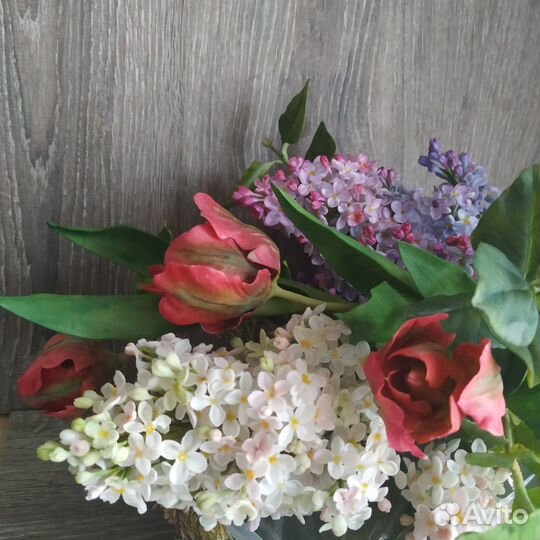 Тюльпаны цветы из полимерной глины