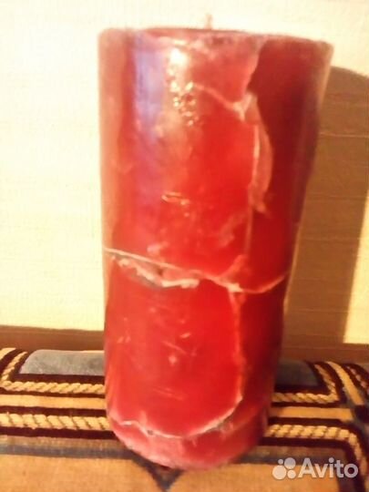 Свеча мраморная вес 570гр