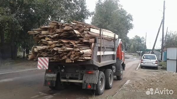 Дрова сосновые, горбыль