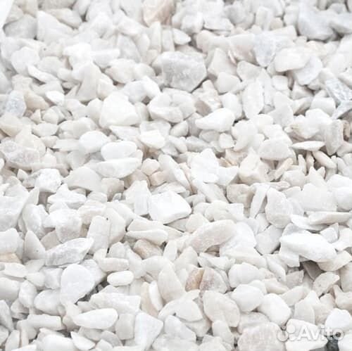 Щебень мраморный в мешах и бигбэгах