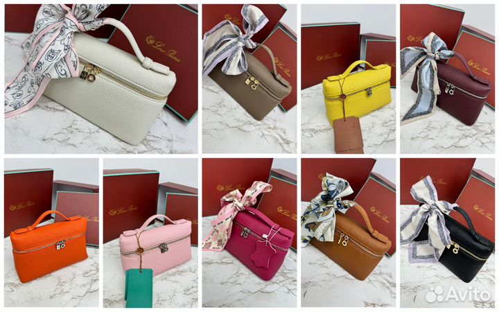 Сумка Loro Piana кожа 19 см