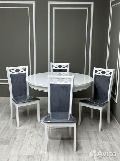 Стол со стульями \оплата при получении