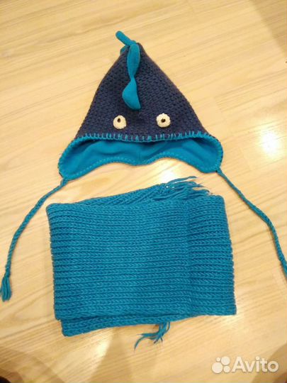 Детская шапка и шарф