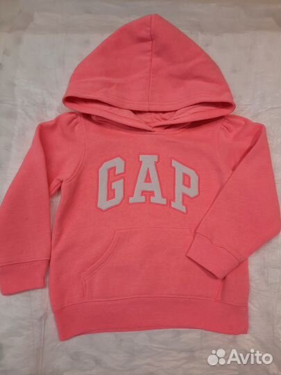 Худи с капюшоном для девочки 4г р.110 б/у. GAP