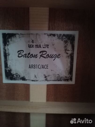 Акустическая гитара Baton Rouge AR81C/ACE Обмен