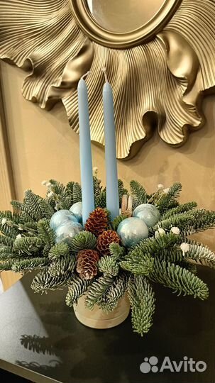 Новогодняя композиция из нобилиса