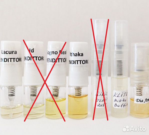 Отливанты нишевой парфюмерии оригиналы