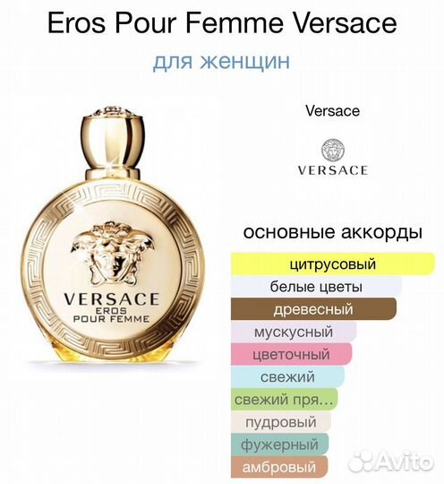 Парфюм Versace eros pour femme 100ml tester