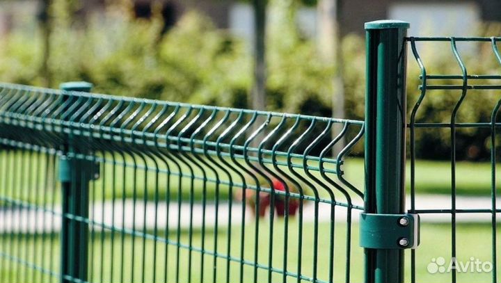 Забор из 3D сетки 40 метров