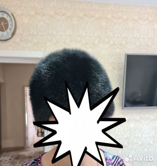 Шапка норковая женская