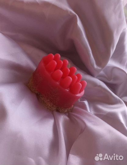 Массажное мыло с люффой