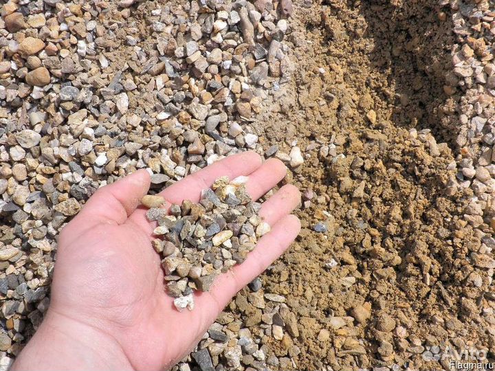 Песок / отсев / щебень / гравий