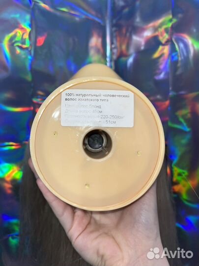 Учебная голова манекен (натуральные волосы)