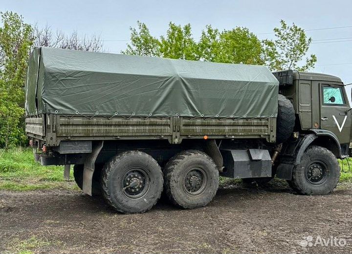 Тент на военный Камаз