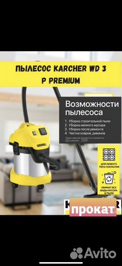 Аренда моющего пылесоса и пароочистителя