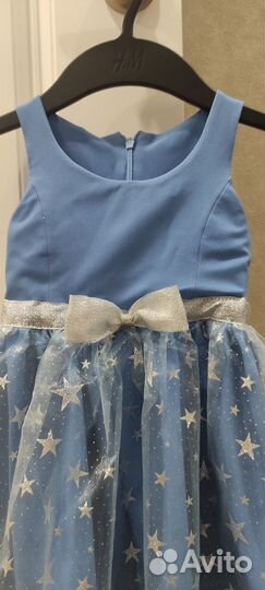 Новогоднее платье звездочки для девочки