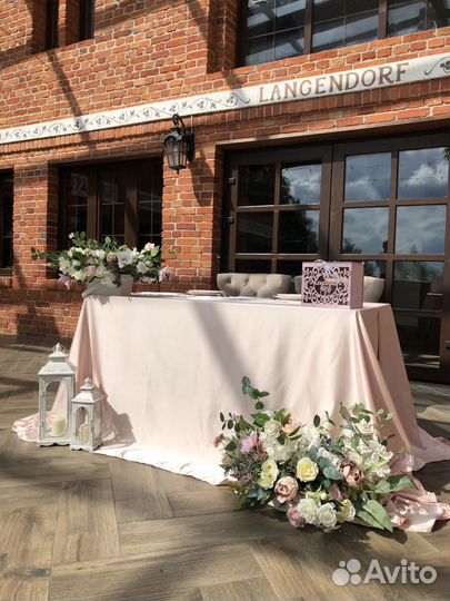 Декор свадебных банкетов