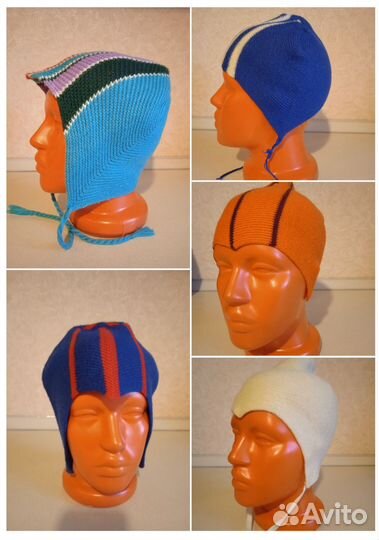 Шапки СССР,шапка лыжника,чепчик 60-70г
