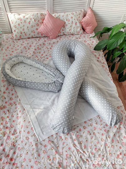 Ооооочень классная подушка для беременных+кокон