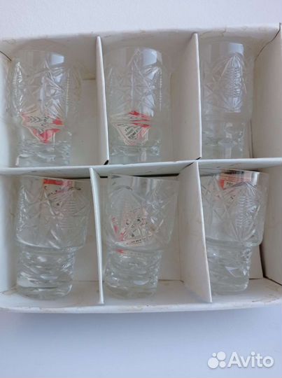 Хрусталь, рюмки, вазы СССР