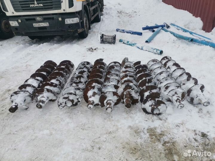 Шнеки буровые б/у
