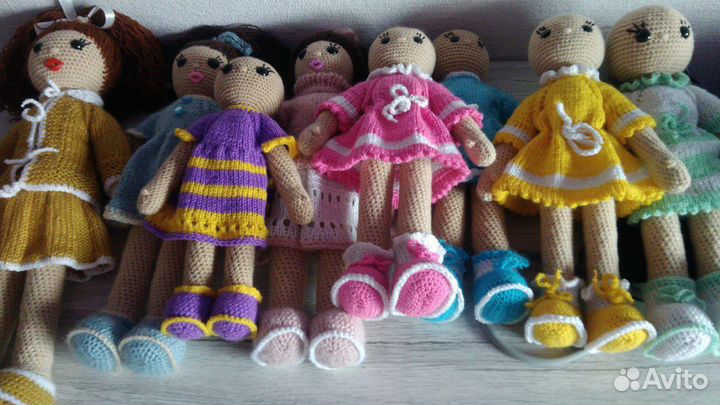 Куклы вязаные