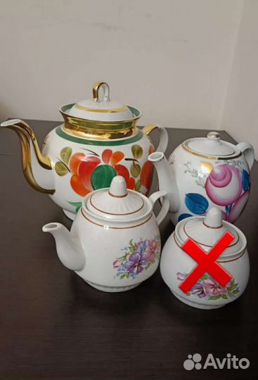 Чайники заварочные,сахарницы СССР